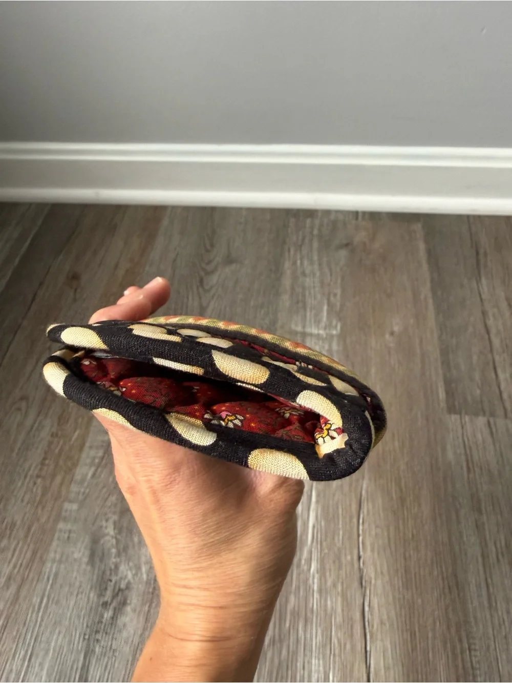 VTG Vera Bradley Chanticleer Hen Egg Print Sunglass Case Holder Rooster Chicken